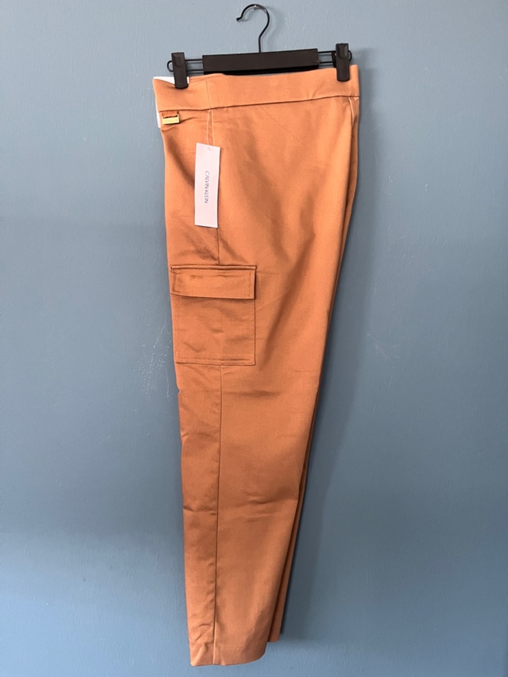 Calvin Klein Men's Cargo Pants in Orange